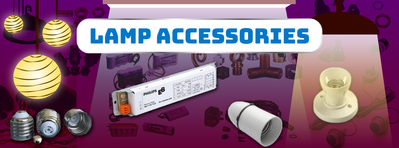 Lamp accessories banner
