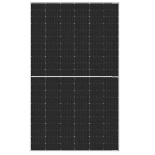 solar panel, black with silver frame